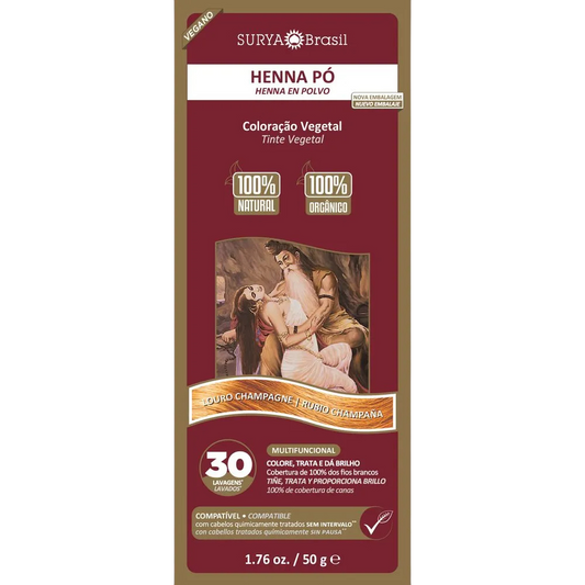 Henna Pó Louro Champagne