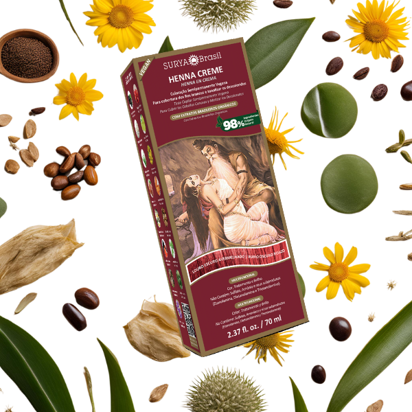 Henna Creme Louro Escuro Avermelhado 70ml