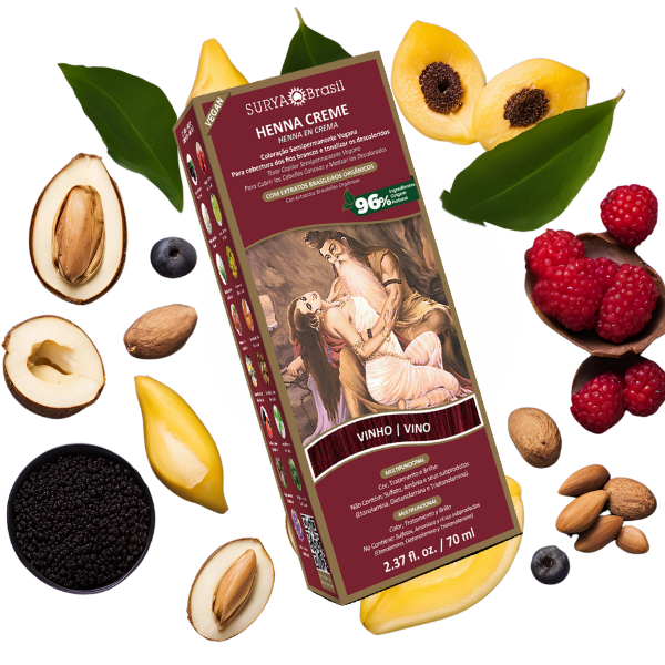 Henna Creme Vinho 70ml