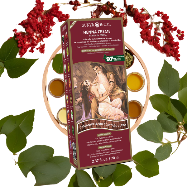 Henna Creme Castanho Claro 70ml