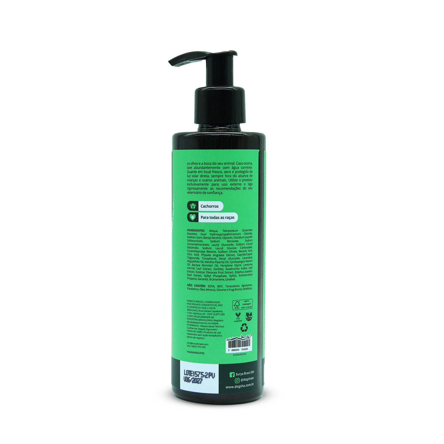 DOGSHA AMAZÔNICO SHAMPOO BANHO NATURAL SUAVE - 240ml