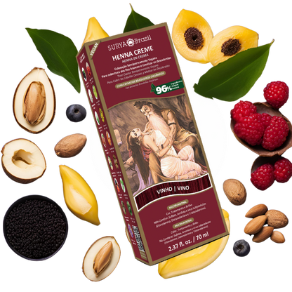 Henna Creme Vinho 70ml